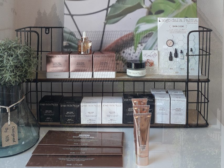 Winkelrek in de salon met Icon Time en Skin Code producten van Diego Dalla Palma Professional